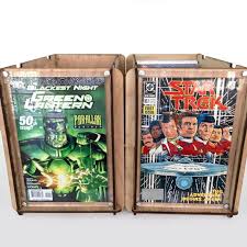 2 Comic Book Boxes Comic Book Storage Comic Book Display Book Storage