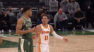 Последние твиты от hawks vs. Trae Young Yelling At Giannis Is So Funny Bucks Vs Hawks Game 1 Youtube