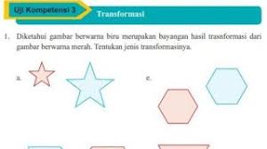 Gambar yang berwarna biru merupakan hasil dilatasi dari gambar berwarna merah. Kelas 9 Uji Kompetensi 3 No 1 2 Matematika Kelas 9 Semester 1 Youtube