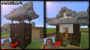 Maybe you would like to learn more about one of these? Minecraft Transform A Village Hut Small House Japanese Style Minecraft Japanese House Japanese House Minecraft Minecraft Japanese Village