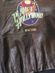 Planet Hollywood Vintage 1990 Reversible Planet Hollywood Leather Bomber Jacket 90s Vintage Leather Bomber Jacket Leather Bomber Mens Streetwear