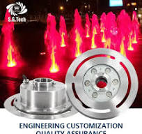 IP68 Waterproof Water Pump DMX Control RGB LED Musical Underwater Fountain  Light