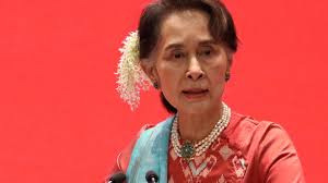 Aung san suu kyi, general secretary of the national league for democracy of myanmar, addresses a meeting at the united nations in new york. Ousted Myanmar Leader Suu Kyi To Appear In Court On May 24 Lawyer Al Arabiya English