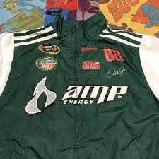 Trendy throwback dale earnhardt jr. Dale Earnhardt Jr Nascar Racing Amp Energy Jacket Boys L 88 Green Apparel Other