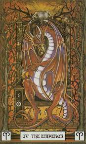 The Emperor Dragon Tarot The Emperor Tarot Tarot Cards Major Arcana Cards