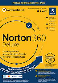 Norton 360 Deluxe 2022 | 5 Geräte | 1-Jahres-Abonnement mit Automatischer  Verlängerung | Secure VPN und Passwort-Manager | PC/Mac/Android/iOS |  Aktivierungscode in Originalverpackung : Amazon.de: Software