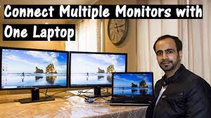 How to connect a second monitor to a laptop using hdmi. How To Connect Multiple Display Monitors With One Pc And Settings Youtube