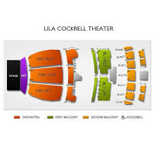Lila Cockrell Theatre 2019 Seating Chart