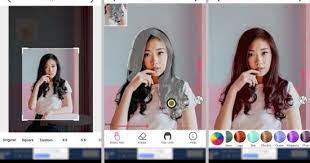 Aplikasi Edit Foto Ganti Warna Rambut 5 Aplikasi Pengubah Warna Rambut Gratis Di Android Semutsujud Cara Membuat Foto Opl Pengeditan Foto Warna Rambut Rambut