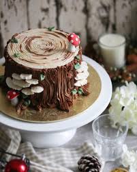 Untitled Yule Log Cake Christmas Food Log Cake
