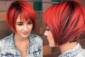 These popular looks on short red hair are absolutely not gonna disappoint you! Short Hairstyles Red And Black Fashion And Women