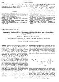 Contact information · howard county hospital. Structure Of Sodium 1 2 3 4 Thiatriazole 5 Thiolate Dihydrate And 5 Benzoylthio 1 2 3 4 Thiatriazole Perman 1991 Acta Crystallographica Section C Wiley Online Library