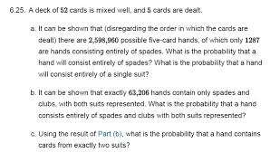 How many clubs are in a deck of cards? Answered A Deck Of 52 Cards Is Mixed Well And 5 Bartleby