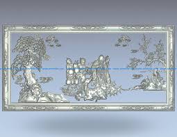 The Painting Celebrates His Life Wood Carving File Stl For Artcam And Aspire Jdpaint Free Vector Art 3d Model Downloa In 2020 Vector Art 3d Free Vector Art Vector Free