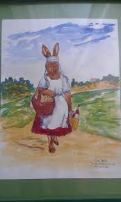 Lapin Aquarelle Originalpeinture A L Eau Sur Papierfait Etsy Painting Art Etsy