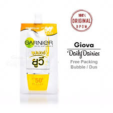 Lot of 2 garnier ombrelle spf 60 ultra light face lotion sunscreen 50 ml. Garnier Light Complete Super Uv Spf 50 Sunscreen Travel Size Sachet 7 Ml Shopee Indonesia