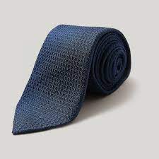 Navy Grenadine Tie