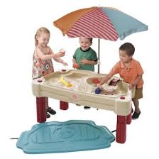 Step 2 Adjustable Sandbox And Water Table Sand And Water Table Water Table Kids Sandbox
