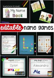 Editable Name Games Playdough To Plato