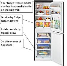 We mirror the line to the opposite side to show cabinets on both sides. How To Repair How To Find Your Fridge Freezer Model Number