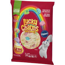 Pillsbury sugar cookie dough poppy seed cookies cookie dough ingredients eating raw cookie dough italian christmas cookies orange poppy cookie calories oven racks no bake cookies. Pillsbury Has Lucky Charms Cookies Filled With Marshmallows People Com
