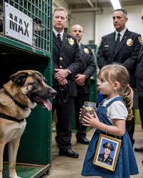 Lily, una niña tranquila y decidida, entró en la subasta de perros policía  sosteniendo un frasco de vidrio lleno de monedas. No estaba allí por  curiosidad o casualidad, tenía un propósito. Había