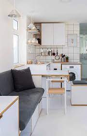 Would You Like To Design Your Small Kitchen Different And Modern Page 5 Of 31 Lady Ideas Korean Apartment Interior Small Space Living Room Small Apartment Interior