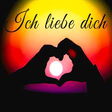 My german boyfriend has started to say ich hab dich lieb. Ich Liebe Dich In Pop Art Digital Art By Yamy Morrell