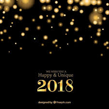 Download Gold And Black New Year 2018 Background For Free New Year 2018 Newyear Vector Free