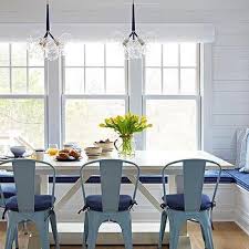 Shop for seat cushion metal chair online at target. Blue Metal Chairs With Blue Seat Cushions Design Ideas