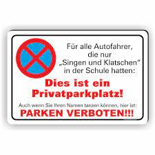 Parken verboten in der neuen begegnungszone. Parken Verboten Schild Parkverbotsschild Abgestellte Fahrzeuge Werden Abgeschleppt Fassbender Druck
