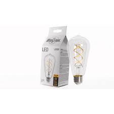 Feit Electric 40 Watt Equivalent St19 Dimmable Clear Glass Vintage Edison Led Light Bulb With Spiral Filament Warm White 1 Bulb St19 S Cl Filed The Home Dep Edison Light Bulbs Filament Bulb Lighting Vintage Light