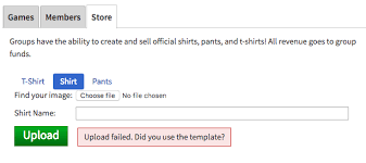 So far roblox robux hack but first let us introduce roblox game. Can T Upload Shirts Pants Website Bugs Devforum Roblox