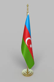 The flag of azerbaijan is one of the national symbols of azerbaijan republic. 3d Model Azerbaijan Flag