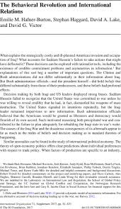 Examples of integration resources relating psychology and christian faith professional christian association of psychological studies (caps) was founded in 1956 by a group of christians, mostly practicing psychologists who wanted to. The Behavioral Revolution And International Relations International Organization Cambridge Core
