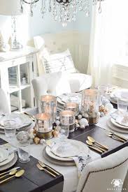 Marie found her elegant bejeweled chargers in tuesday morning and filled in with some. 30 Absolutely Stunning Ideas For Christmas Table Decorations