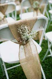 Rustic Wedding Decoration Backyard Wedding Decorations Wedding Ceremony Chairs Wedding Chair Decorations