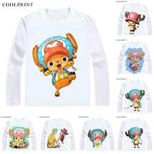 These light and breezy materials keep you cool in these natural one piece anime fabric are available in a wide variety of excellent colors that will be flawless for your diy projects or clothing. Coolprint One Piece T Shirts Long Sleeve Shirts Anime Manga Wan Pisu Straw Hat Pirates Tony Tony Chopper Cotton Candy Lover Cosplay Shirt From Feisnow 15 22 Dhgate Com