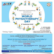 We did not find results for: Webinar And Panel Discussion On The Occasion Of World Physiotherapy Day Lnct University