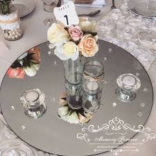 Whenever you want to multiply the visual appeal of your tabletop decoration, be it the eiffel tower vase, floating candle, or a bunch of bloomy flowers, just place. 20pcs Round Mirror Candle Tray Plate For Wedding Event Decor Party Acrylic Mirrors For Wedding Table Centerpieces Wall Mirror Party Diy Decorations Aliexpress