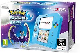 Pokémon ultra moon para nintendo 2ds xl y 3ds. Nintendo 2ds Consola Color Azul Pokemon Luna Preinstalado Amazon Es Videojuegos