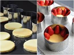 Fraisiers Individuels A La Creme Mousseline Dans La Cuisine D Audinette Recette Fraisier Gateaux Et Desserts Patisserie
