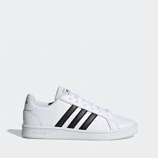 Adidas schuhe damen weiß schwarz. Adidas Grand Court K Damen Sneaker Turnschuhe Kaufland De