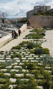 Agence Aps Paysagistes Le Jardin Promenade Des Migrations Fort Saint Jean Marseille Architecture Du Paysage Revetement Sol Exterieur Sol Exterieur