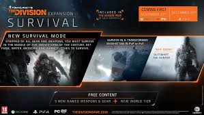 How to start the division survival. The Division Survival Dlc Expansion Ubisoft Official Store