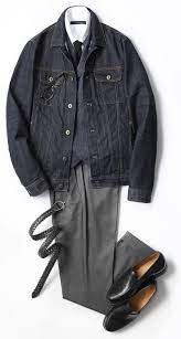 この一手で最旬に オトナの キメる ジージャンスタイル５選 メンズファッション leon jp メンズファッション メンズファッションスタイル 40代 ファッション メンズ