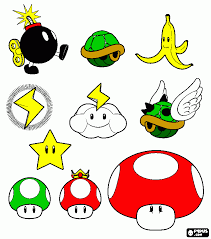 Bowser wants to marry princess peach, defeat mario and conquer the mushroom kingdom. Mario Mushroo Coloring Page Printable Mario Mushroo