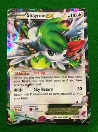 Legendary this level gain rate pokémon required total important notice! Shaymin Ex 77 108 Xy Roaring Skies Ultra Rare Holo Pokemon Card Pl Pokemon Cards Pokemon Cards