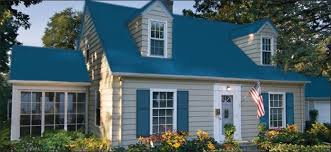 Lastly, if your house is brown, your best bet is to go with a black, blue, green, or charcoal roof. 15 Blue Roof Houses Ideas In 2021 Blue Roof House Exterior House Colors