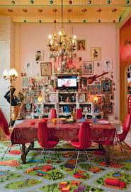 Kitsch In Decoration Bohemian Dining Room Decor Bohemian Dining Room Retro Home